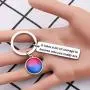 SEIRAA Bisexual Pride Keychain It Takes a Lot of Courage to Become Who you Really are Keychain Bisexual Pride LGBTQ Gifts SEIRAA Bisexual Pride Keychain It Takes a Lot of Courage to Become Who you Really are Keychain Bisexual Pride LGBTQ Gifts