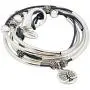 April with Tree of Life Charm Silverplate Bracelet Necklace with Gloss Navy Leather Wrap by Lizzy James April with Tree of Life Charm Silverplate Bracelet Necklace with Gloss Navy Leather Wrap by Lizzy James