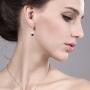 Gem Stone King Multi-Color Cultured Freshwater Pearl Necklace Earrings Bracelet Set 7-8MM 18inches