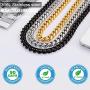 Jewelry Kingdom 1 Mens Necklace or Bracelet, 6MM Silver Cuban Link Chain for Mens Jewelry, Miami Chain Necklace for Women, High Polished 316L Stainless Steel(Length of 7-30inches)