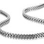 Urban Jewelry Stunning Mechanic Style Stainless Steel Silver Mens Necklace Link Chain (19,21,23 Inches)