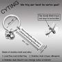 CYTING Cat Keychain Pet Owner Rescue Jewelry Cat Lover/Mom/Lady Gift Theres Nothing Like Coming Home to A Loved One and Hearing Them Meow
