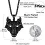 Richsteel Wolf Teeth/Wolf Pendant Necklace for Men 316 Stainless Steel/18K Gold Plated/Black Viking Wolf Nordic Jewelry(with Gift Box) Richsteel Wolf Teeth/Wolf Pendant Necklace for Men 316 Stainless Steel/18K Gold Plated/Black Viking Wolf Nordic Jewelry(with Gift Box)