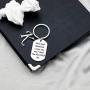 Drive Safe Keychain With Initial Drive Safe I Need You Here with Me Valentines Gift for Husband Boyfriend