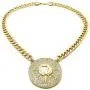 GWOOD 5 Percenter 7 Star Gold Color Pendant with 18 Inch Cuban Necklace GWOOD 5 Percenter 7 Star Gold Color Pendant with 18 Inch Cuban Necklace