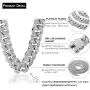 Halukakah Gold Chain for Men Iced Out,14MM/20MM Mens 18k Real Gold Plated/Platinum White Gold Finish Diamond Cuban Link Chain Miami Choker Necklace Bracelet,Full Cz Prong Set,with Giftbox Halukakah Gold Chain for Men Iced Out,14MM/20MM Mens 18k Real Gold Plated/Platinum White Gold Finish Diamond Cuban Link Chain Miami Choker Necklace Bracelet,Full Cz Prong Set,with Giftbox
