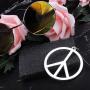 BOMAIL Hippie Dressing Accessory Set Hippie Glasses and Peace Sign Pendant Necklace for Women Men