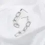 Link Chain Drop Earrings Minimalist paperclip Chain Dangle Earrings for Women Girls Gold Silver Link Chain Drop Earrings Minimalist paperclip Chain Dangle Earrings for Women Girls Gold Silver