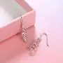 Linear Jewelry 925 Sterling Silver Exquisite Knot Threader Dangle Earrings Curve Twist Shape Spiral Dangle Earrings Gift for Women Teen Girls Linear Jewelry 925 Sterling Silver Exquisite Knot Threader Dangle Earrings Curve Twist Shape Spiral Dangle Earrings Gift for Women Teen Girls