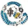 elegantmedical Ladder to Heaven Blue Crystal & AAA10MM Pearl Beads Catholic Rosary Cross crucifix Necklace gift elegantmedical Ladder to Heaven Blue Crystal & AAA10MM Pearl Beads Catholic Rosary Cross crucifix Necklace gift
