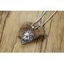VNOX Stainless Steel Lion Head Pendant Necklace