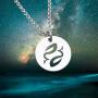 Detailed Zodiac Sign Astrology Necklace Star Sign Pendant Jewelry Birthday Gift