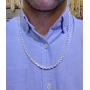 Authentic Solid Sterling Silver Rope Diamond-Cut Braided Twist Link .925 ITProLux Necklace Chains 1.5MM - 5.5MM, 16'' - 30'', Made In Italy, Men & Women, Next Level Jewelry