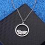 WUSUANED Pet Lover Gift Hamster Wheel Necklace Crazy Hamster Lady Hamster Lover Pendant Necklace Animal Lover Jewelry Gift for Women