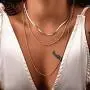 CHESKY 14K Gold/Silver Plated Snake Chain Necklace Herringbone Necklace Gold Choker Necklaces for Women 1.5/3/5MM(W) 14''/16''(L) CHESKY 14K Gold/Silver Plated Snake Chain Necklace Herringbone Necklace Gold Choker Necklaces for Women 1.5/3/5MM(W) 14''/16''(L)