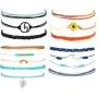 VSCO String Wave Ankle Bracelets for Women Sunflower Compass Moutain Waterproof Strand Anklets Bracelet Set for Teen Girls VSCO String Wave Ankle Bracelets for Women Sunflower Compass Moutain Waterproof Strand Anklets Bracelet Set for Teen Girls
