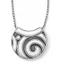 Brighton Sway Reversible Silver Plated Enamel Necklace