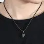 1 Pair Heart Necklace for Couples Black White Matching Pendant Friendship Distance Magnetic Love Heart Jewelry for Boyfriend Girlfriend Valentines Gifts 1 Pair Heart Necklace for Couples Black White Matching Pendant Friendship Distance Magnetic Love Heart Jewelry for Boyfriend Girlfriend Valentines Gifts