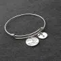 AKTAP Mental Health Awareness Bracelet Semicolon Inspirational Jewelry When The World Says Give Up Hope Whispers Try One More Time