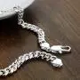 Dankadi Italy Silver Mens Chain Necklace Cuban Chain 202426 Size Rapper Favorite Man Jewelry
