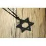 Jewish Religious Symbol Jewelry Stainless Steel Star of David Hexagram Pendant Necklace for Men