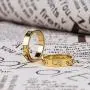 Funboxz Love Ring,18K Plated Gold Ring, It Have ‘Minus-in Circle’ Signs on The Surface As What You Want，Please find Out Key Information at QA
