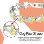 N+NITROLUBE Women Magnetic Therapy Bracelet Fashion Cute Dog Paw Stainless Steel Link Magnetic Jewelry for Women Gift (7.08 Inches)