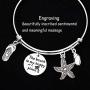 Kivosliviz Beach Bracelet My Happy Place Bracelet Bangle Beach Theme Gifts for Beach Lovers Beach Jewelry Ocean Bracelets Life Better Beach Bracelet for Beach Lover