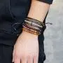 MRSXXNT Wrap Bracelets Mens Women Cowhide Multi-Layer Braided Leather Bracelet Bangle Adjustable Bracelet 5pcs MRSXXNT Wrap Bracelets Mens Women Cowhide Multi-Layer Braided Leather Bracelet Bangle Adjustable Bracelet 5pcs