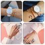 Starain Rose Gold Bracelets for Women Girls Arrow Knot Heart Leaf Bangle Bracelet Stackable Cuff Bracelet Set, 5Pcs
