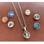 Mini Snap Jewelry Stainless Necklace Length 19-21.5'' Holds 12mm Standard Snaps My Prime Gifts