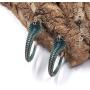 Vintage Punk Snake Cobra Stud Earrings Animal Earrings Jewelry Gift for Girl and Women