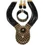 laanc Womens Wedding 6 Rows Champagne Gold AB and Multicolor Crystal Beads African Jewelry Sets laanc Womens Wedding 6 Rows Champagne Gold AB and Multicolor Crystal Beads African Jewelry Sets