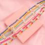 GYSONG Beaded Choker Necklaces For Women Vsco Boho Handmade Flower Necklace Cute Necklace For Teen Girls Beach Necklace Set 6 Pieces