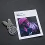 TAGOMEI Lil Peep Stainless Steel Pendant Necklace Bead Chain for Young Singer Fans Gifts TAGOMEI Lil Peep Stainless Steel Pendant Necklace Bead Chain for Young Singer Fans Gifts