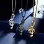 Beautlace Womens Musical Note Necklace Silver/18K Gold Black Gun Plated Treble Clef Music Note Jewelry Gifts for Music Lover Beautlace Womens Musical Note Necklace Silver/18K Gold Black Gun Plated Treble Clef Music Note Jewelry Gifts for Music Lover