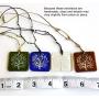 Moneta Jewelry, Recycled Glass Tree of Life Pendant Necklace, Handmade, Fair Trade, Unique Gift