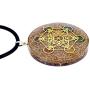 Orgone Pendant Necklace, EMF Protection, Powerful Energy Generator, Metatrons Cube Merkaba 7 Chakras Crystals Stones Orgone Pendant, Orgonite Pendant for Healing, Reiki,Protection,Powerful