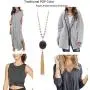 Long Tassel Pendant Necklace for Women Girls, Long Tassel Necklace,Genuine Quartz Stone Pendant Necklace,Ajustable from 32 to 34 Inch Long Tassel Pendant Necklace for Women Girls, Long Tassel Necklace,Genuine Quartz Stone Pendant Necklace,Ajustable from 32 to 34 Inch