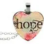 Necklace / Spiritual Words Jewelry / Heart Pendant / Necklace Women / Teens / Girls