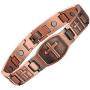 Copper Bracelet for Men Magnetic Therapy Christian Bracelet
