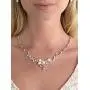 Mariell Genuine Freshwater Pearl & CZ Marquis Necklace Earrings Set Luxury Bridal Jewelry Mariell Genuine Freshwater Pearl & CZ Marquis Necklace Earrings Set Luxury Bridal Jewelry