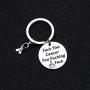 PENQI Fuck Cancer Keychain Cancer Awareness Hope Gift Fuck You Cancer You Fucking Fuck Cancer Survivor Jewelry