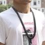 ROWIN&CO Mens Chain Black Heavy Big 316L Stainless Steel Miami Cuban Link Necklace Hip hop Jewelry Choker Chain, 15mm Width/ 18 20 22 24 26 30 35 inch Lengths, (with Gift Box)