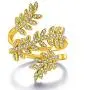 MOROTOLE Women Statement Letters Personalized Ring 18K Gold Plated Open Rings Pendant Hypoallergenic Cubic Zirconia Adjustable Rings for Girls