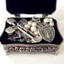 elegantmedical Stations of the Cross Prayer Rosary Real White Pearl Beads Necklace Catholic Gifts Box elegantmedical Stations of the Cross Prayer Rosary Real White Pearl Beads Necklace Catholic Gifts Box