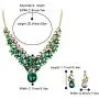 BriLove Womens Costume Fashion Crystal Teardrop Marquise Butterfly Filigree Enamel Statement Necklace Dangle Earrings Set BriLove Womens Costume Fashion Crystal Teardrop Marquise Butterfly Filigree Enamel Statement Necklace Dangle Earrings Set
