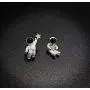 Cute Cartoon Asymmetrical Astronaut Stud Earrings Novelty Space Earrings Spaceman Star Earing Fashion Jewelry for Women Girls