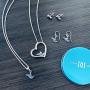 Dayna Designs Swimming Pendant Necklace - Enamel - Sterling Silver Jewelry Small for Women/Girls