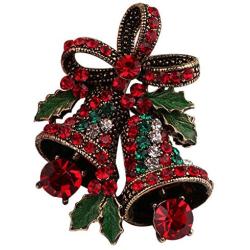 FERVENT LOVE Vintage Fashion Rhinestones Brooch for Women